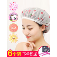 Mũ tắm chống nước dày, mũ che đầu hai lớp, mũ chống dầu cho nhà bếp, mũ tắm nữ