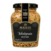 Mù Tạt Nguyên Hạt Maille 210gr*12h/ Maille Whole Grain Mustard - Nhập Khẩu Chính Hãng Pháp