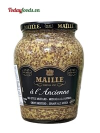 Mù Tạt Vàng Dijon Maille nguyên hạt 845G