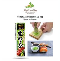 Mù Tạt Xanh Wasabi S&B Nhật Bản 43g