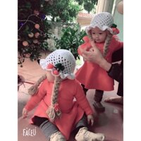 Mũ thắt bím tóc nhiều màu [HÌNH THẬT]