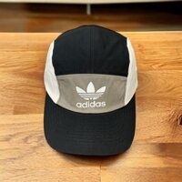 Mũ thể thao A.didas 5panel vải kaki Đen xám phối trắng ACA-3X1.