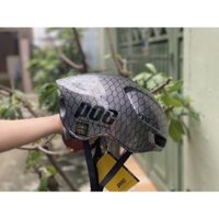 MŨ THỂ THAO NHẬP KHẨU POC Evo Ống Pô Vân tổ ong cực đẹp, Fullbox và túi đựng, BH 12 tháng