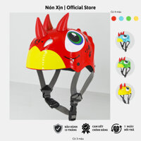 Mũ thể thao nửa đầu Trẻ Em Khủng long 3 sừng SRT chính hãng - Dành cho bé từ 2 tuổi