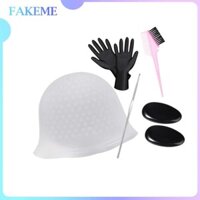 Mũ tô màu tóc Kéo qua Mũ làm tóc Bộ làm nổi bật Mũ nhuộm tóc có lỗ Chuyên nghiệp cho Salon Beauty Home