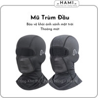 Mũ toàn mặt, Mũ trùm đầu chống nắng , Mũ đội đầu bằng lụa băng Chống gió thoáng khí che mặt