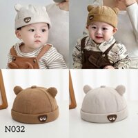Mũ trẻ em, nón nồi, nón tròn dễ thương bé trai bé gái N032