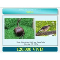Mũ trùm chim săn size 1