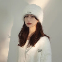 Mũ Trùm Đầu Bằng Vải Bông Dày Dặn Giữ Ấm Tai Phong Cách Hàn Quốc Thời Trang Thu Đông 2023