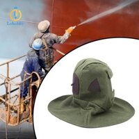 Mũ trùm đầu cát Mũ phun cát Chống bụi Gió phun cát