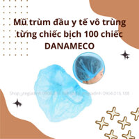 Mũ trùm đầu y tế vô trùng từng chiếc bịch 100 chiếc DANAMECO