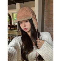 Mũ Trùm Tai Giữ Ấm Mùa Thu Đông Chống Lạnh Bảo Vệ Tai Khi Đi Xe Đạp Dành Cho Nữ