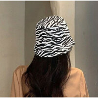 Mũ vành bò sữa 2 mặt phong cách trẻ trung - Vằn