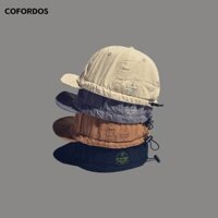 Mũ vành mềm COFORDOS, Mũ lưỡi trai ngắn vành, Mũ bóng chày màu trơn Cotton hợp thời trang Bốn mùa