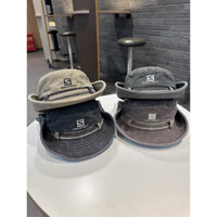 Mũ vành rộng - nón tai bèo chống nắng lật vành khuy bấm chữ S