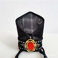 Mũ vương miện Hanfu cổ xưa thủ công, mũ bộ trưởng, mũ lễ dành cho người lớn, mũ thiếu niên, mũ đỏ của sự giàu có, phụ kiện tóc cổ điển