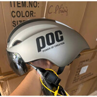 Mũ xe đạp Poc 01, Nón bảo hiểm thể thao Poc có kính