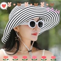 Mũ Xô CAJA1, Mũ Chống Nắng Có Thể Điều Chỉnh Chống Nắng, Mũ Đi Biển Sọc Chống Tia UV Mùa Hè