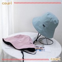Mũ xô COUPL, Mũ chống nắng hai mặt thoáng khí, Mũ chống nắng vành rộng thời trang Mũ ngư dân nữ