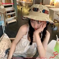Mũ Xô DUOJUN, Mũ Chống Nắng Vành Rộng, Mũ Câu Cá Cao Bồi Thoáng Khí Retro Mùa Hè