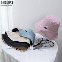 Mũ xô MISUPS, Mũ chống nắng hai mặt, Mũ chống nắng vành rộng thoáng khí thời trang Mũ ngư dân mùa hè