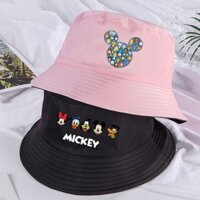 Mũ Xô Thời Trang Mũ Nữ Bé Gái Đi Biển Mũ Hoạt Hình Chuột Mickey Mũ Chống Nắng Mũ In Hai Mặt Mũ