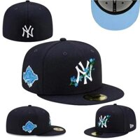 Mũ Yankees nam nữ Mũ bóng chày Hiphop vừa vặn mũ thể thao kín mũ12