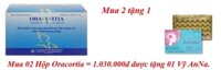 Mua 02 hộp oracortia = 1.030.000đ được tặng 01 vỹ anna.