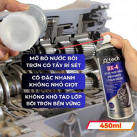 [Mua 03 giảm 30K] Mỡ bò chịu nhiệt bôi trơn tẩy rỉ sét O'TECH BX-4 Lithium White Grease - Mỡ bôi trơn trắng dạng xịt