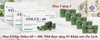 Mua 03hộp stilux-60 = 308.700đ được tặng 05 khăn nén du lịch.