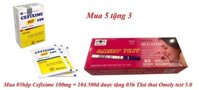 Mua 05hộp cefixime 100mg = 104.500đ được tặng 03h thử thai omely test 5.0