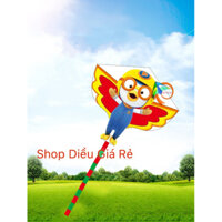 [MUA 1 ĐƯỢC 1] Diều pororo - Tặng 150 mét dây (diều 3d, diều giá rẻ, diều độc lạ, diều đẹp, diều elsa, diều con gà)