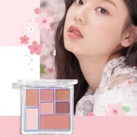 【Mua 1 Lấy 1 】 Bảng màu phấn mắt trang điểm long lanh & mờ 7 màu