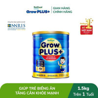 MUA 1 SỮA BỘT NUTIFOOD GROWPLUS+ BIẾNG ĂN TRÊN 1 TUỔI, TĂNG CÂN KHỎE MẠNH (LON 1.5KG)