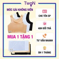 [MUA 1 TẶNG 1] Áo Nịt Ngực Tomboy Móc Cài Không Viền - Bản nịt cứng 16cm siêu phẳng