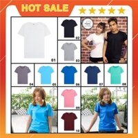 [MUA 1 TẶNG 1] Áo thun trơn phom suông Thái Lan AT001 - AT010, unisex Nam Nữ | Shopee Việt Nam