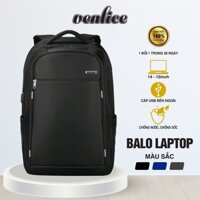 [MUA 1 TẶNG 1] Balo VENLICE Laptop Nam Nữ Cao Cấp Có Ngăn Chống Sốc Kèm Cổng USB Chống Nước Tiêu Chuẩn Đi Làm, Đi Chơi
