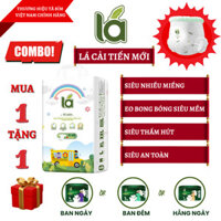 [MUA 1 TẶNG 1] COMBO 1 Bịch Tã Bỉm Quần Lá Thiên Nhiên và 1 gói BVS Lá cao cấp Hàng Việt Nam Chất Lượng Cao | LÁ VIETNAM