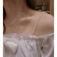 Mua 1 tặng 1: Combo dây áo ngọc handmade - vòng cổ ngọc trai giả handmade