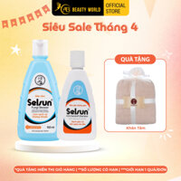 [MUA 1 TẶNG 1] Combo Selsun Dầu Gội Ngừa Gàu & Sữa Tắm Kháng Khuẩn 100ml + 150ml AB Beauty World Sản Phẩm Chính Hãng