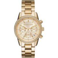 [Mua 1 Tặng 1] Đồng hồ nữ cao cấp Michael Kors Ritz Chronograph Watch MK6356 đồng hồ nữ - máy pin - Dây thép không gỉ - size 37mm - Authentic - Full Box - Luxury diamond watch -[ Thu cũ đổi mới ]