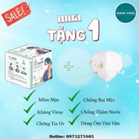 [MUA 1 TẶNG 1]  HỘP 20 Chiếc Khẩu trang N95 XUẤT KHẨU Châu Âu, Mỹ chống bụi siêu mịn PM2.5 - ISO13485, CE, FDA
