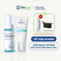 [MUA 1 TẶNG 1] Kem Chống Nắng Kiềm Dầu Cho Da Mụn Sahemul 50g