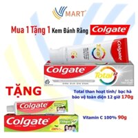 Mua 1 Tặng 1 Kem Đánh Răng Colgate Total 12h 170g và Vitamin C 90g