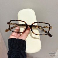 [MUA 1 TẶNG 1] Kính dáng tròn Bayonetta da beo MiuMiu thời trang ,gọng kính tròn tròng bluecut