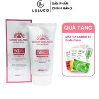 [Mua 1 tặng 1 mặt nạ] Kem Chống Nắng Kissera Luxury Collagen 70ml spf50+ bổ sung collagen dùng được cho mọi loại da.