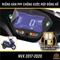 [MUA 1 TẶNG 1] Miếng Dán Mặt Đồng Hồ Xe Máy Chống Xước NVX 2017 - 2020 | Film PPF Trong Suốt Bảo Vệ Mặt Đồng Hồ