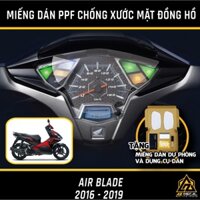 [MUA 1 TẶNG 1] Miếng Dán PPF Bảo Vệ Mặt Đồng Hồ Xe Honda Air Blade 2016 - 2019 | Film Dán Mặt Đồng Hồ Xe Máy AB AirBlade