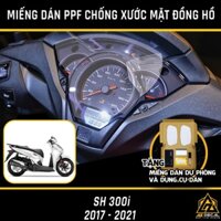 [MUA 1 TẶNG 1] Miếng Dán PPF Chống Xước Bảo Vệ Mặt Đồng Hồ Xe Honda SH 300i 2017 - 2021 | Film Dán Đồng Hồ Xe Máy