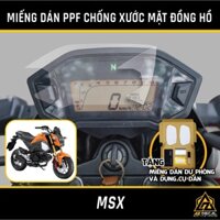 [MUA 1 TẶNG 1] Miếng Dán PPF Bảo Vệ Mặt Đồng Hồ Xe Máy HONDA MSX | Tem Dán Xe Máy Chất Liệu Film PPF Nhập Khẩu